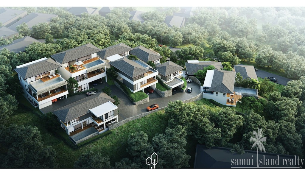 Koh Samui Villa Plai Laem Site Render