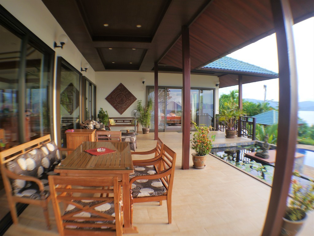 Koh Samui Villa Rental Outdoor Covered Terrace
