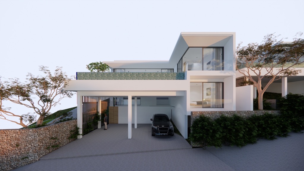 Koh Samui Villas Chaweng Noi Parking