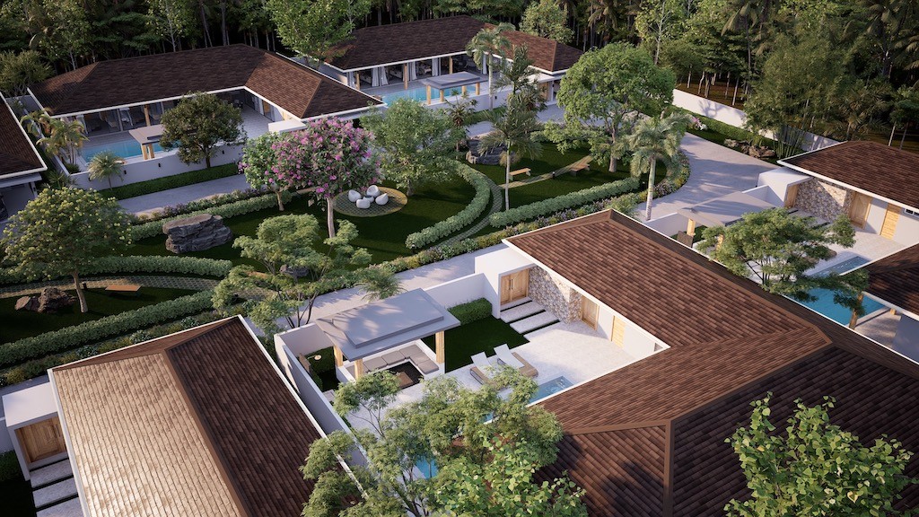Koh Samui Villas Choeng Mon Render