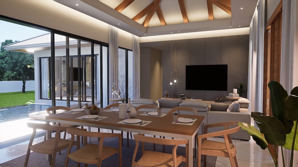 Koh Samui Villas For Sale In Baan Kao Dining