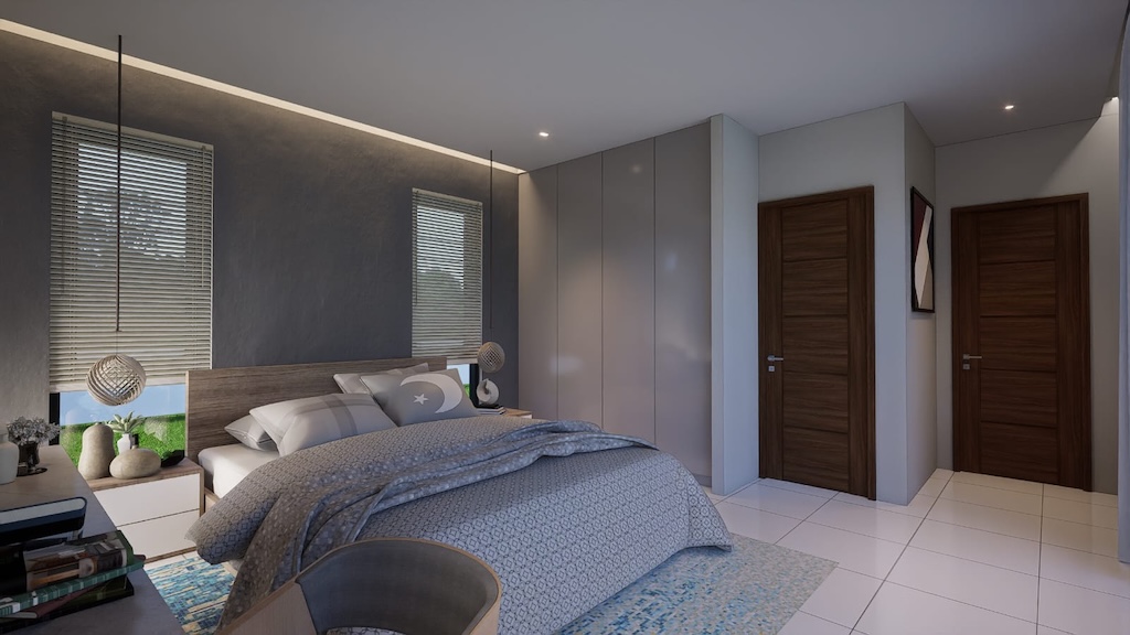 Koh Samui Villas For Sale In Baan Kao Bedroom