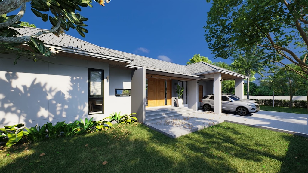 Koh Samui Villas For Sale In Baan Kao Entrance