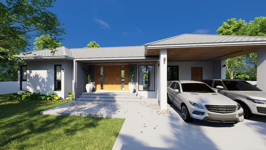 Koh Samui Villas For Sale In Baan Kao Entrance