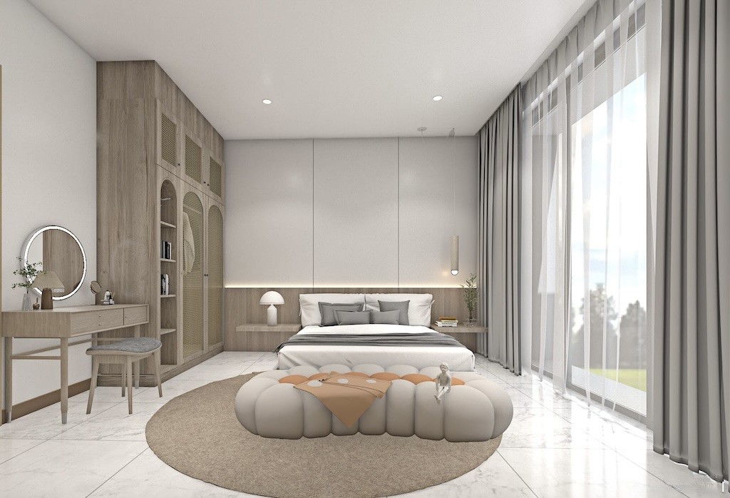 Koh Samui Villas In Hua Thanon Bedroom