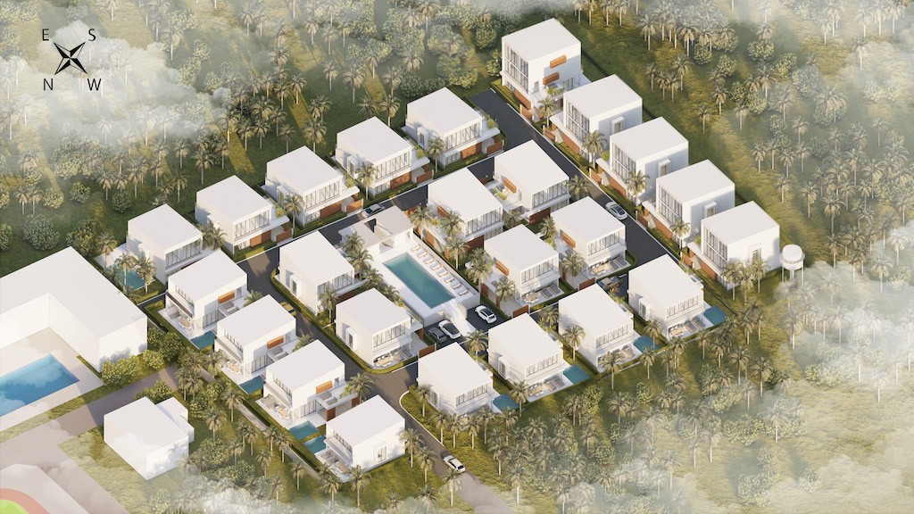 Koh Samui Villas In Maenam Site Layout