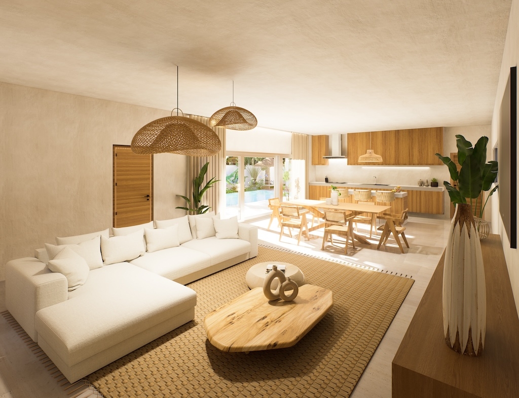 Koh Samui Villas In Maenam Living Space