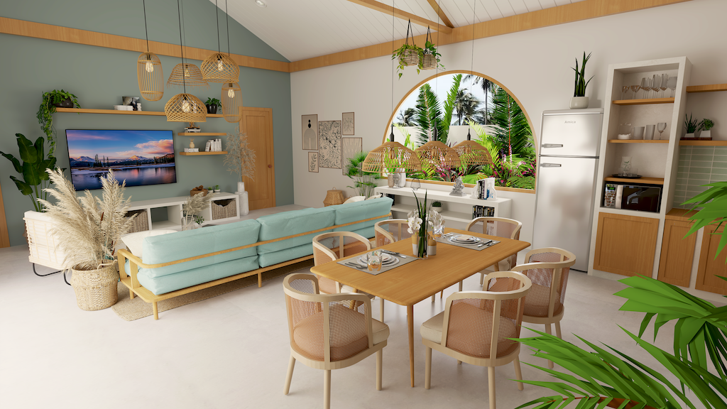 Koh Samui Villas Lamai Living Space