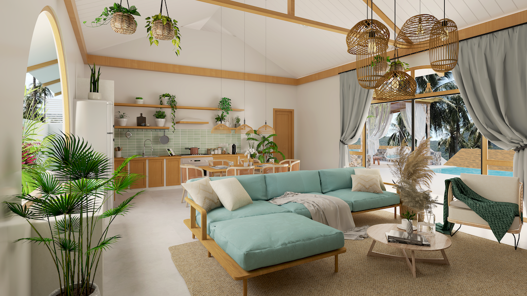 Koh Samui Villas Lamai Living