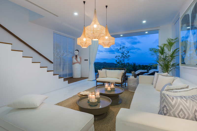 Living Area At Night