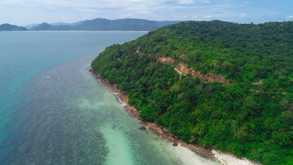 Koh Taen Land For Sale Aerial