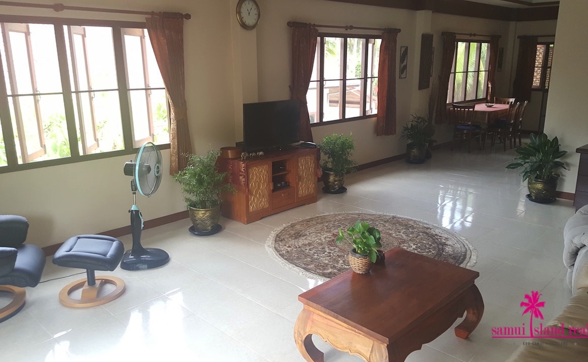 Koh Samui Beachside Villa For Sale Main Living Area