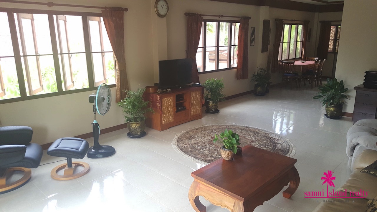 Koh Samui Beachside Villa For Sale Main Living Area