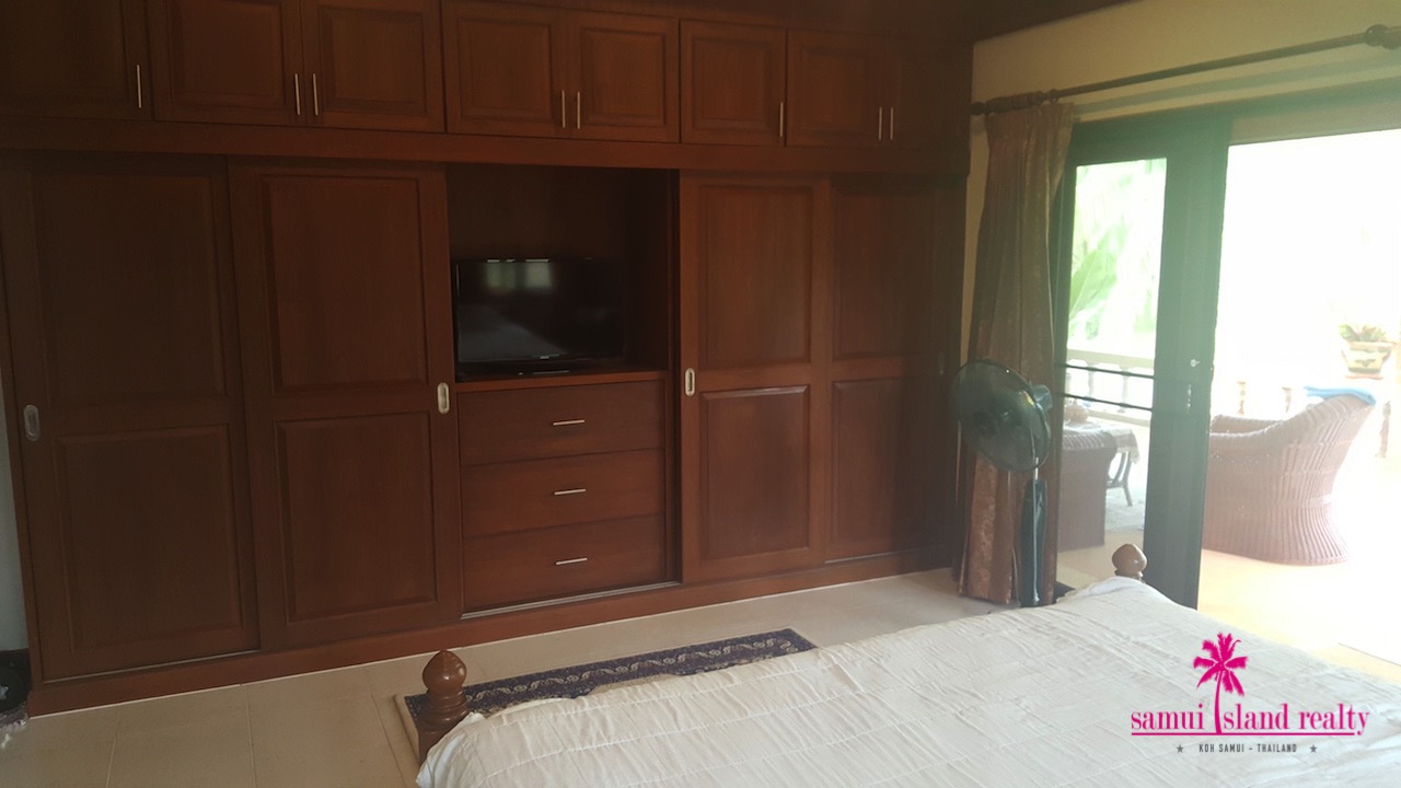 Koh Samui Beachside Villa For Sale Master Bedroom