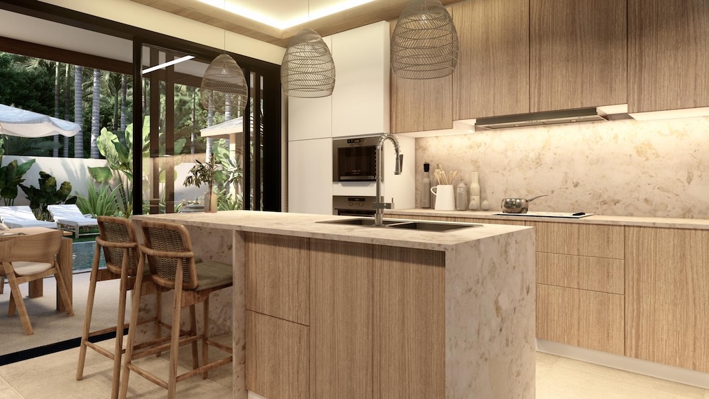 Kramian Koh Samui villas kitchen