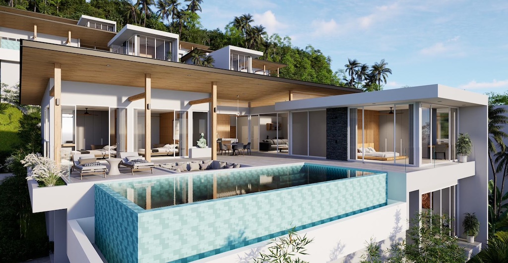 Lamai Koh Samui Villas Front
