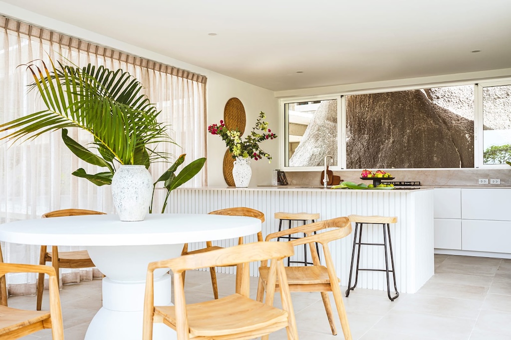 Lamai Modern Sea View Villa Living Space