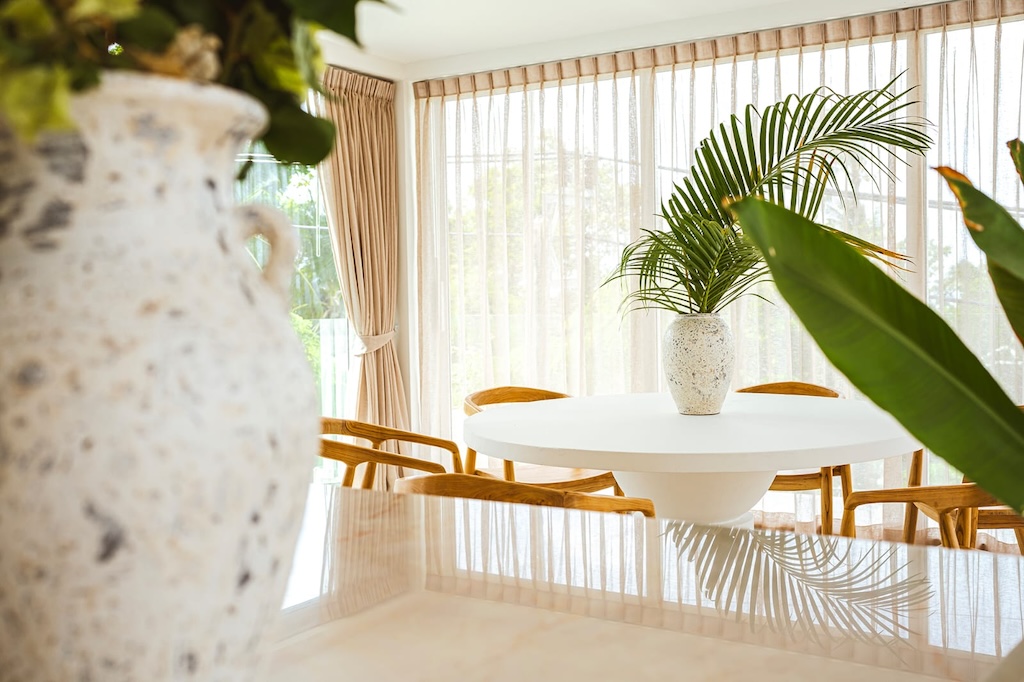 Lamai Modern Sea View Villa Dining