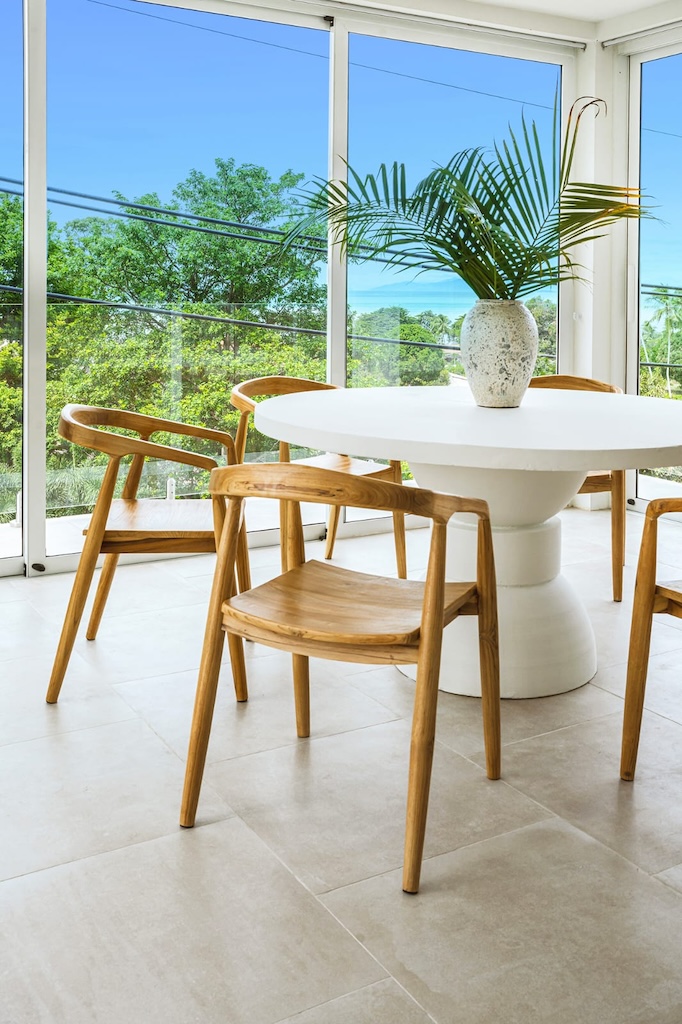 Lamai Modern Sea View Villa Table