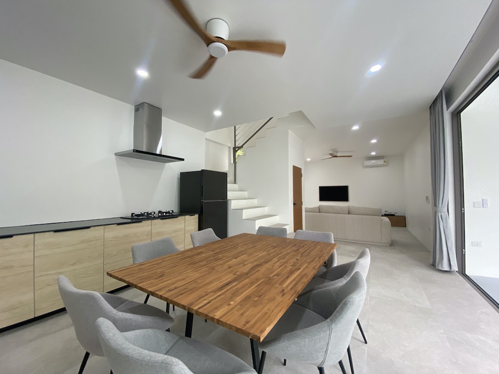 Lamai Modern Villa Dining Kitchen