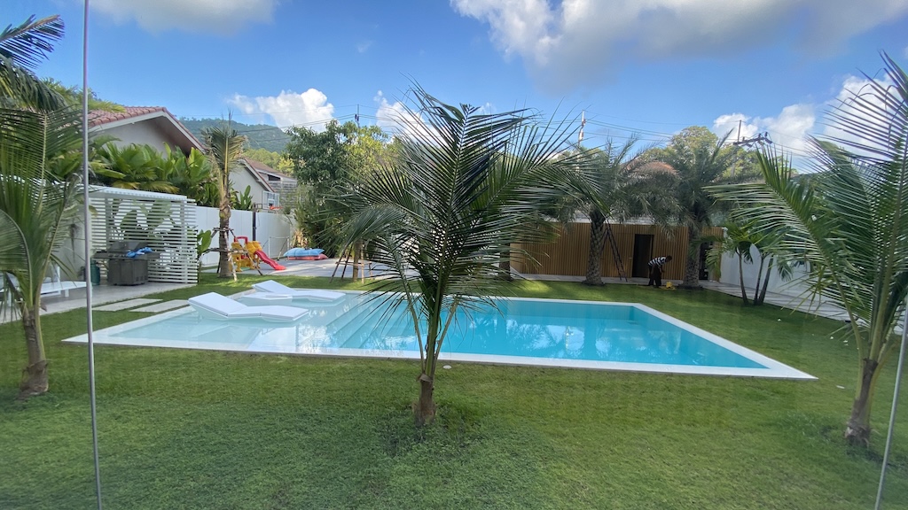 Lamai Modern Villa For Sale Outdoor Area