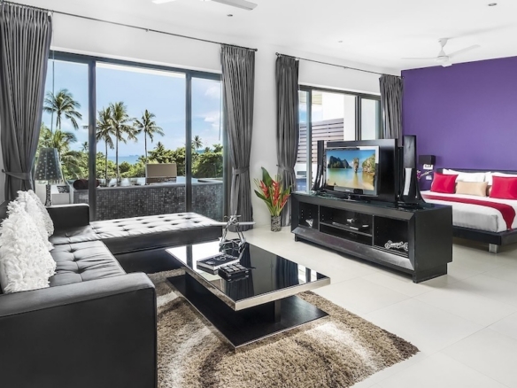 Lamai Penthouse Apartments For Sale Living Area