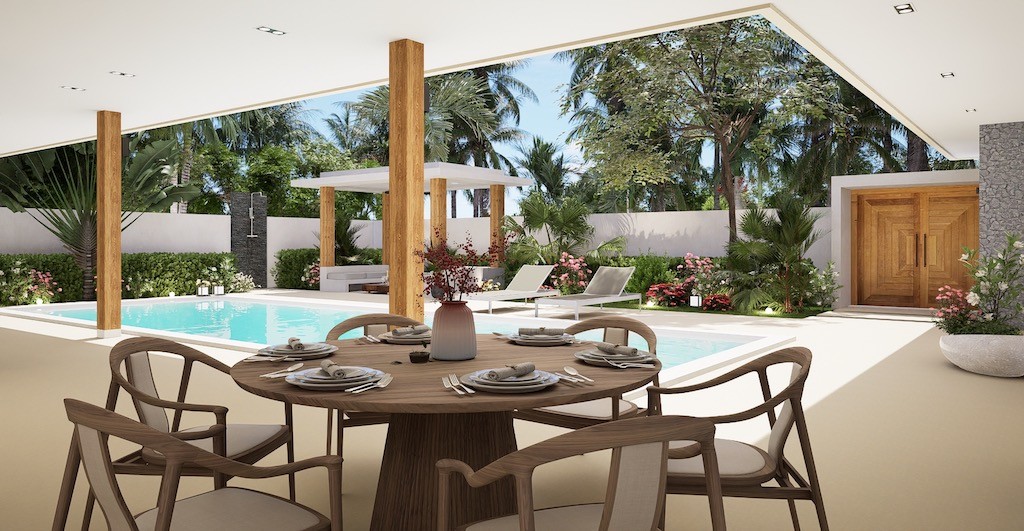 Lamai Pool Villas Koh Samui Covered Terrace