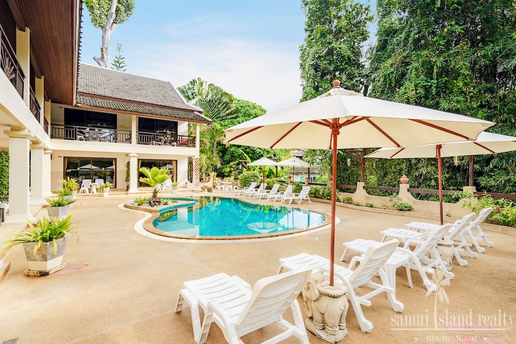 Lamai Resort For Sale Poolside Loungers