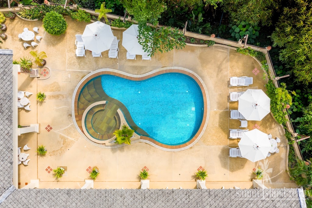 Lamai Resort For Sale Aerial Above