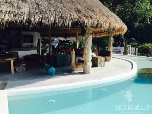 Lamai Sea View Villa Samui Living Area