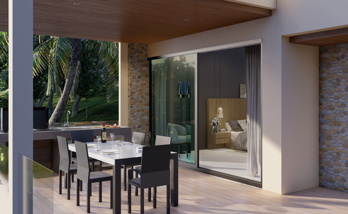 Lamai Villa Development Covered Terrace