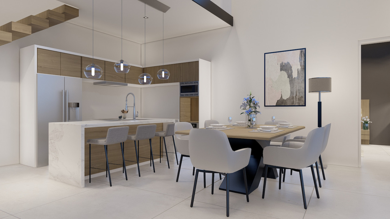 Lamai Villa Development Kitchen & Dining Area