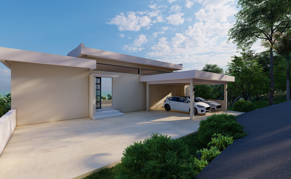 Lamai Villa Development Parking