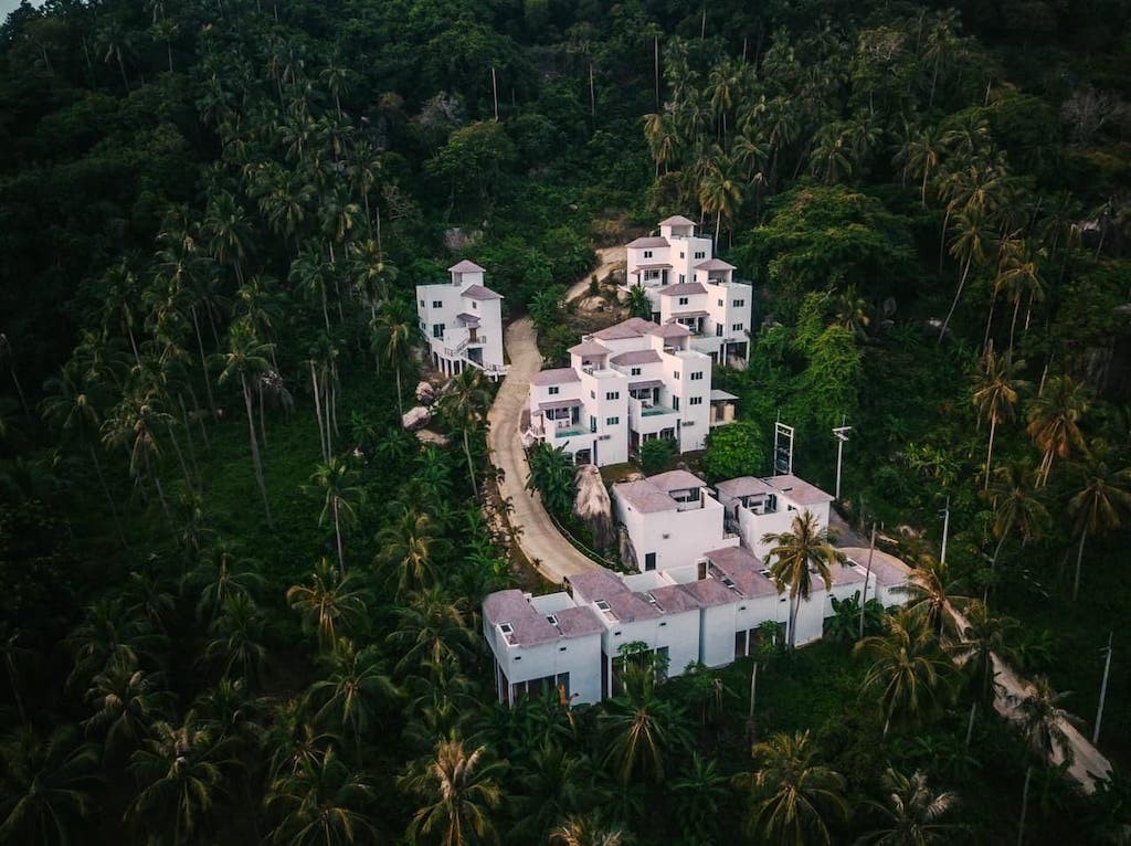 Lamai Villa Samui Aerial Front