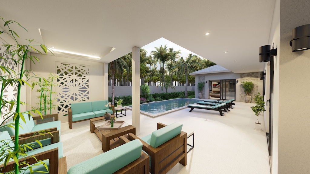 Lamai Villas For Sale Covered Terrace