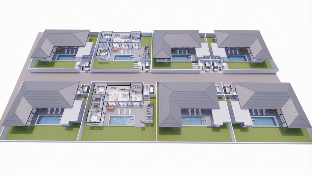 Lamai Villas For Sale In Koh Samui Site Plan
