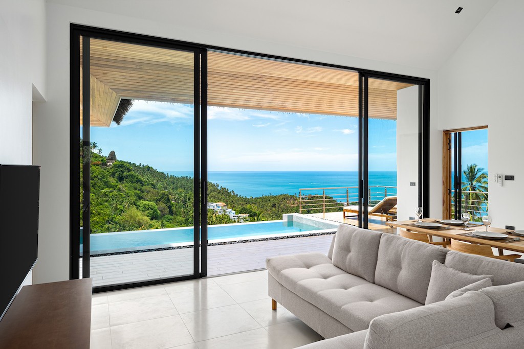 Lamai Villas For Sale Samui Lounge View