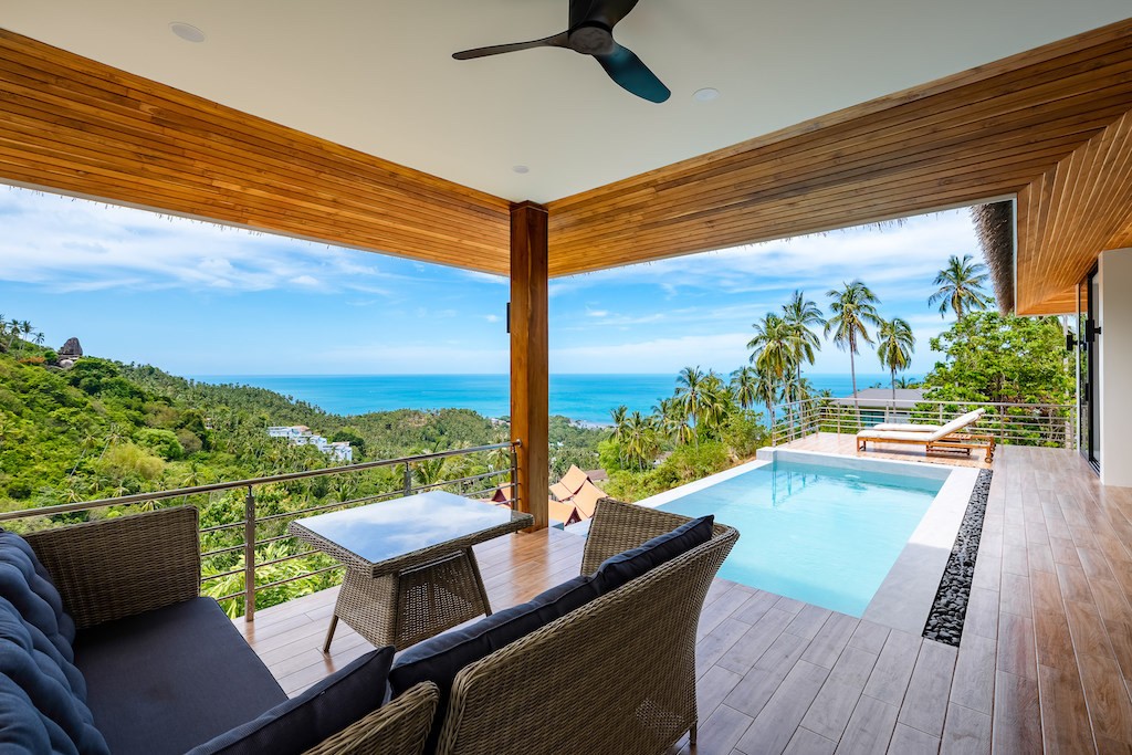 Lamai Villas For Sale Samui Covered Terrace
