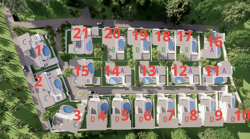 Lilawadi Village Ko Samui Site Plan