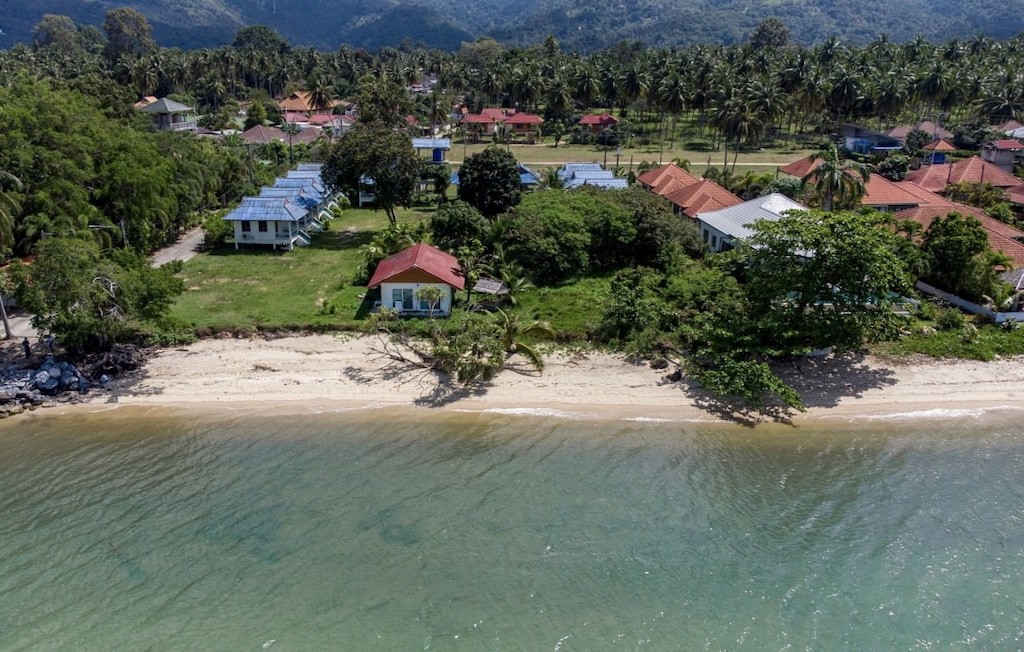 Lipa Noi Beachfront Land Samui Aerial Front