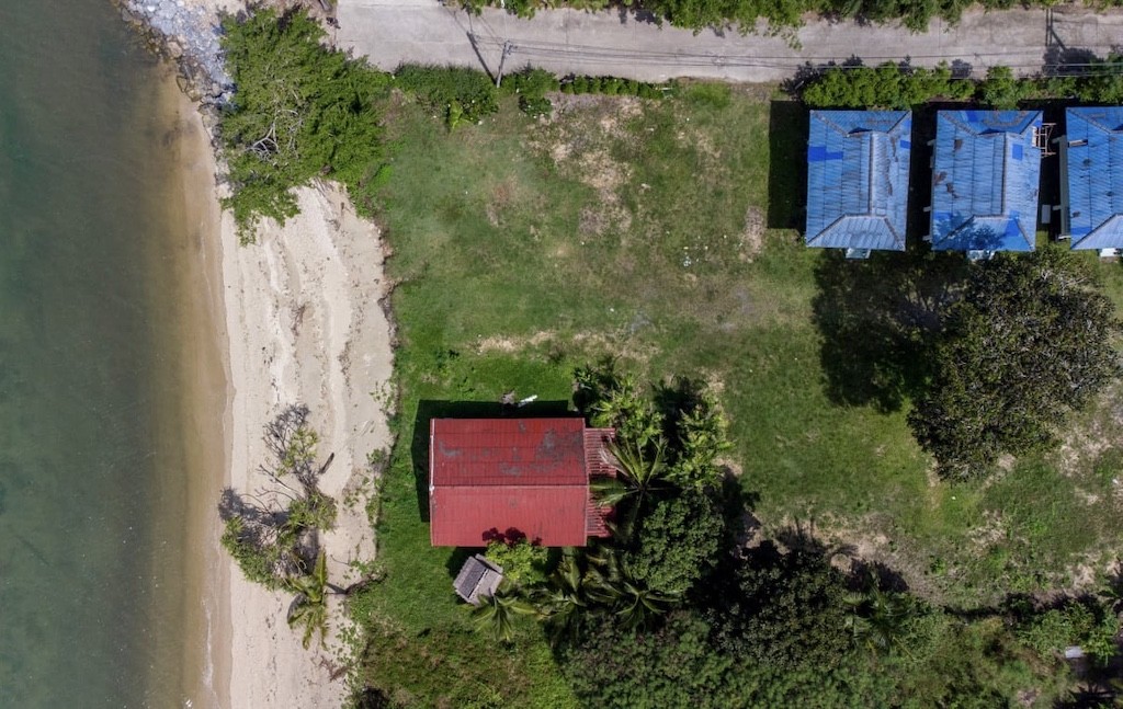Lipa Noi Beachfront Land Samui Aerial Above