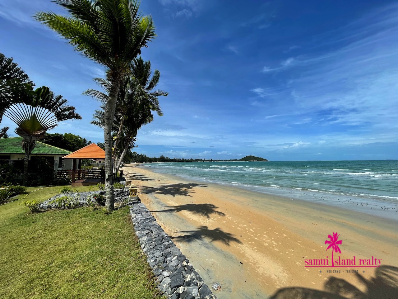 Lipa Noi Beachfront Villa For Sale Samui Lipa Noi Beach Villa For Sale Koh Samui Beach Frontage