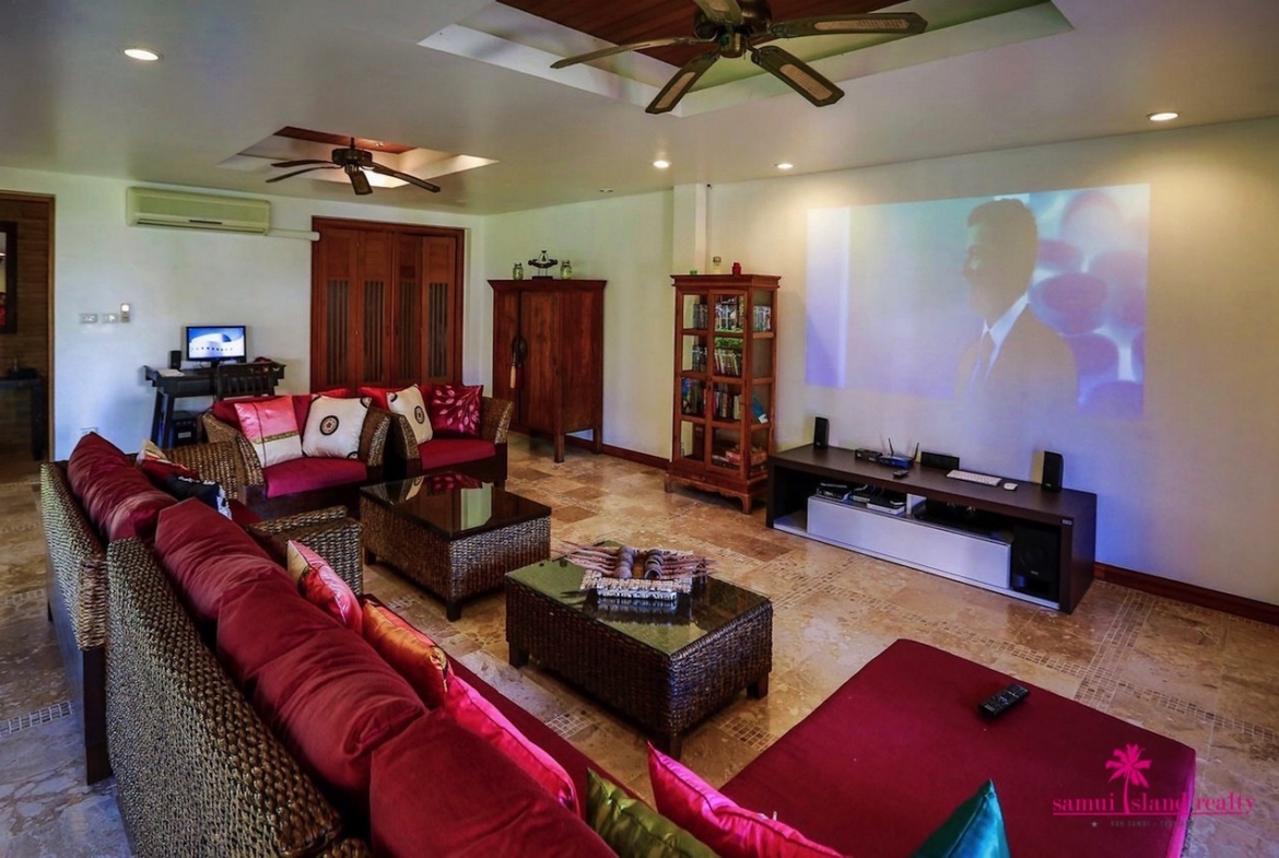 Lipa Noi Beach Villa For Sale Koh Samui Living Area