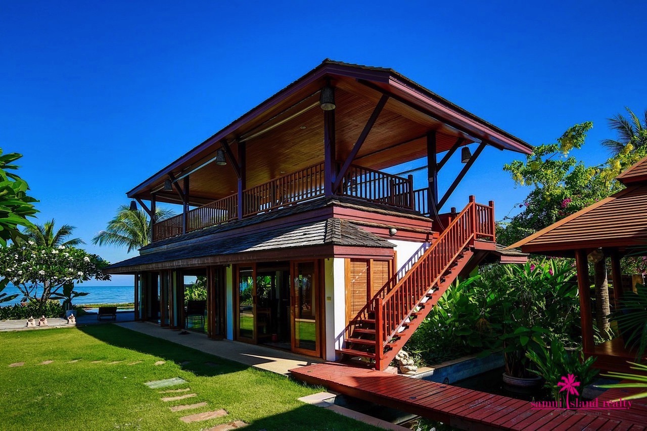 Lipa Noi Beach Villa For Sale Koh Samui Lipa Noi Beachfront Villa Oceanfront Pavilion
