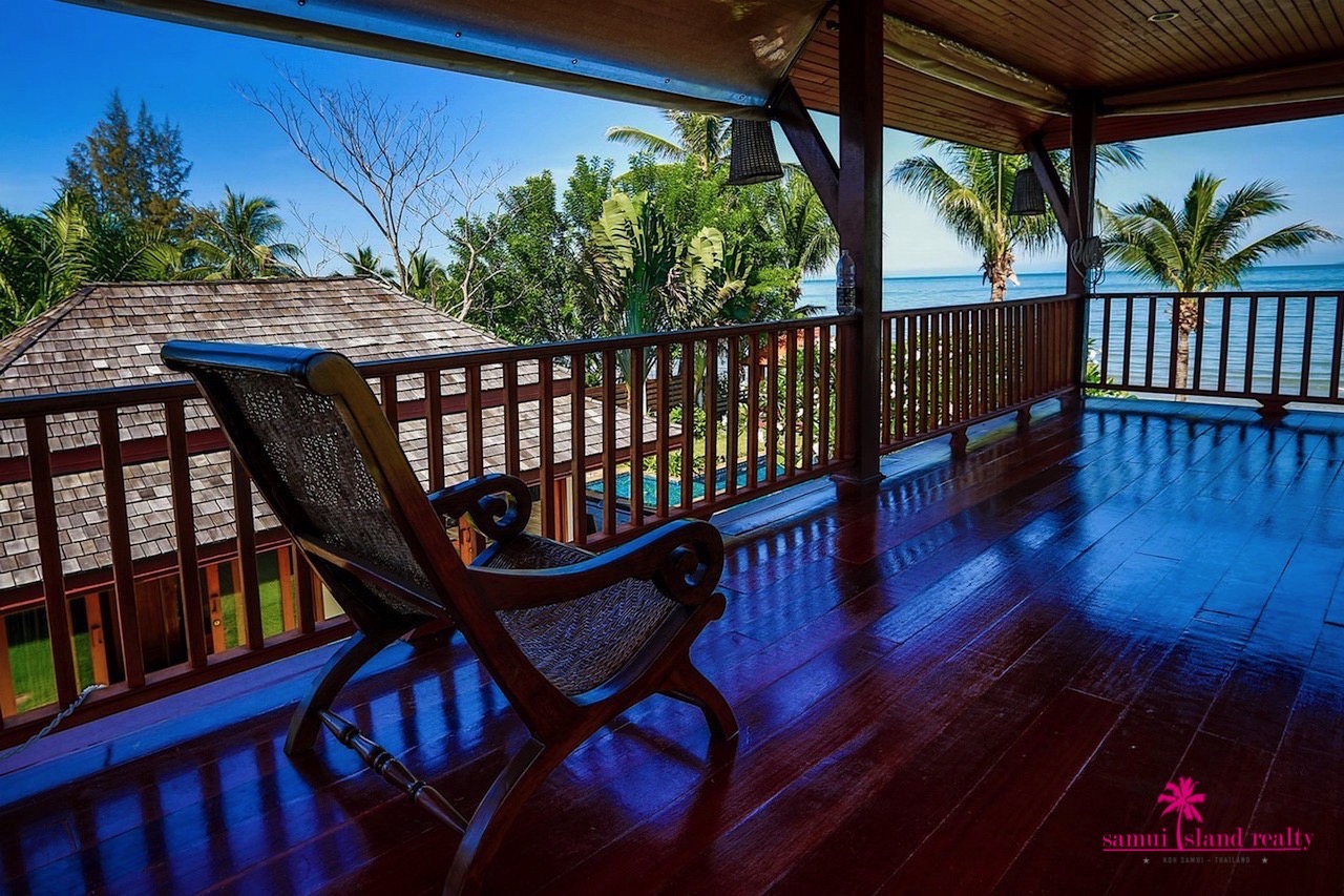 Lipa Noi Beach Villa For Sale Koh Samui Lipa Noi Beachfront Villa Upper Floor