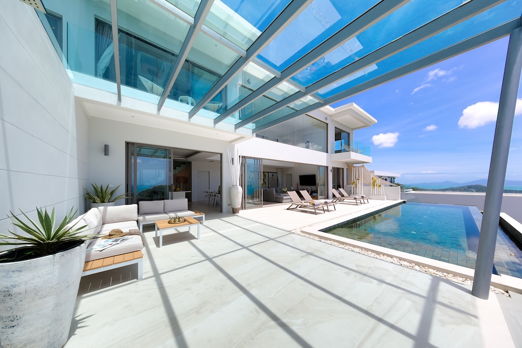 Longterm Villa Rental In Chaweng Noi Outdoor Area