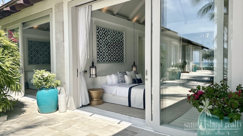 Luxury Beachfront Property Koh Samui Bedroom Exterior