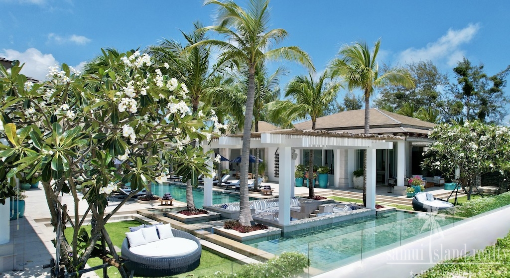Luxury Beachfront Property Koh Samui Front