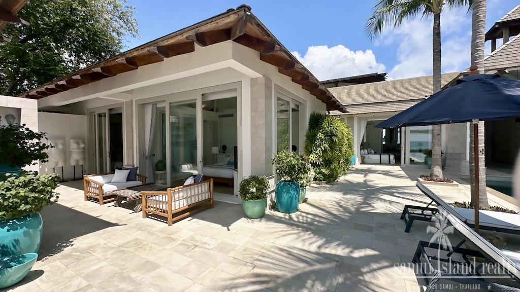 Luxury Beachfront Property Koh Samui Bedroom Exterior