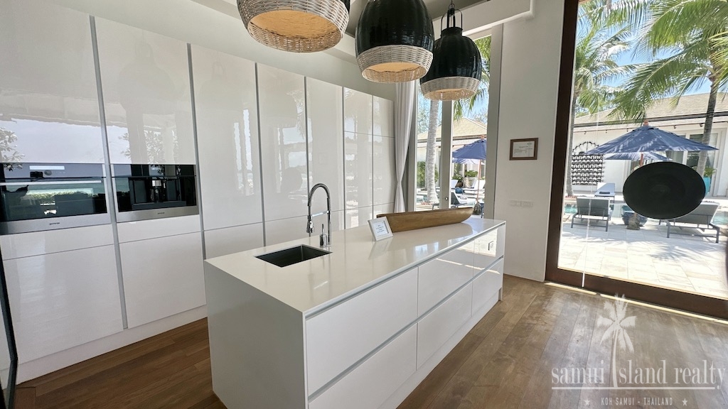 Luxury Beachfront Property Koh Samui Kitchen